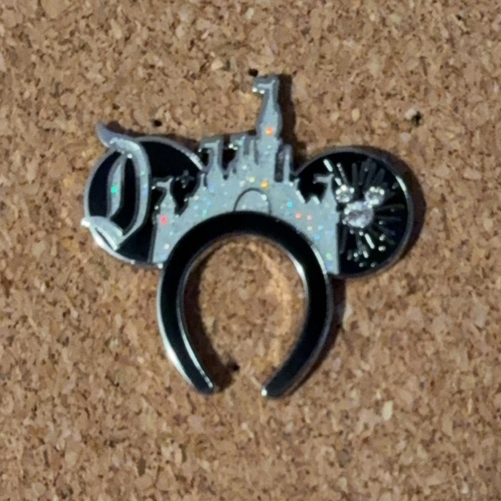 Silver and Black Castle Pin- Super Chaser